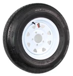Radial Trailer Tire Rim ST185/80R13 Inch Lug 4.5 Center White Spoke Wheel. Fixed Price $107.99.