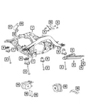 Genuine Mopar Cradle Isolator 5181817AA. Fixed Price $85.32.
