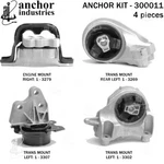 Anchor Motor Mounts 300011 Engine Mnt Kit. Fixed Price $318.26.